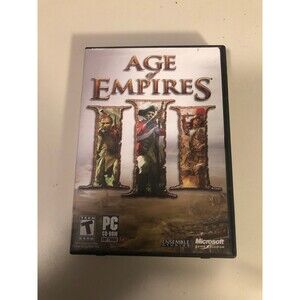 Age of Empires III 3 (PC, 2006) Windows Game Complete CIB with Manual